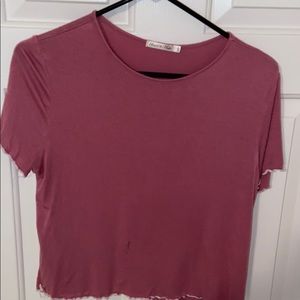 🔥2 -$25🔥 ❤️&😘 crop top size L gently worn pink